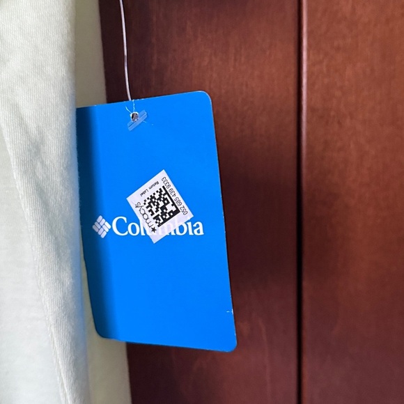 Columbia Bluebird Day Relaxed Crewneck Shortsleeved Tee 2X NWT Light Green - Picture 4 of 7